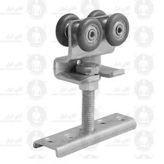 قرقره کشویی 3*3 چهار چرخ (بلبرینگی روکش دار ) Tehran Yaragh تهران یراق SRB34