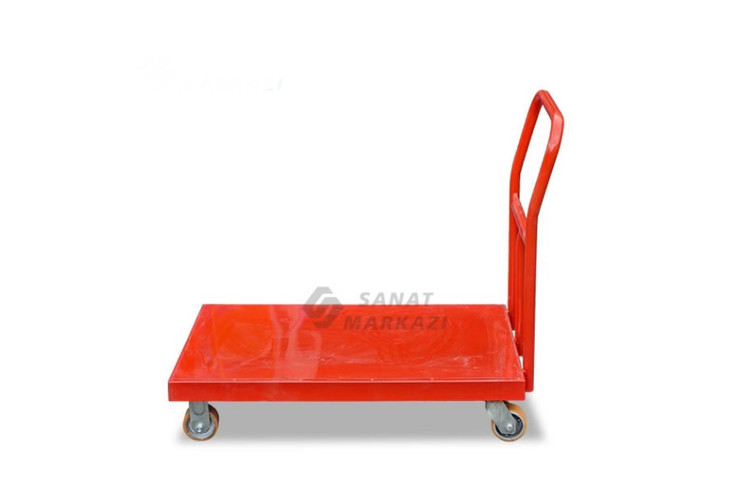 گاری 125*85 با چرخ پلی اورتان تحمل 1 تن