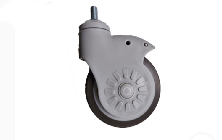چرخ بیمارستانی خورشیدی پیچی گردان قطر 125 میلی متر