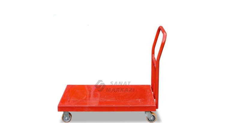 گاری 125*85 با چرخ پلی اورتان تحمل 1 تن