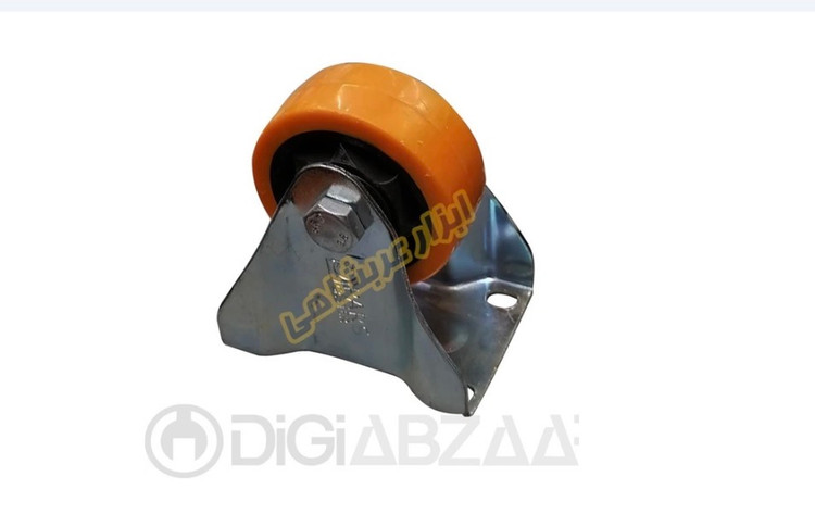 چرخ 7.5 ثابت بلبرینگی نارنجی