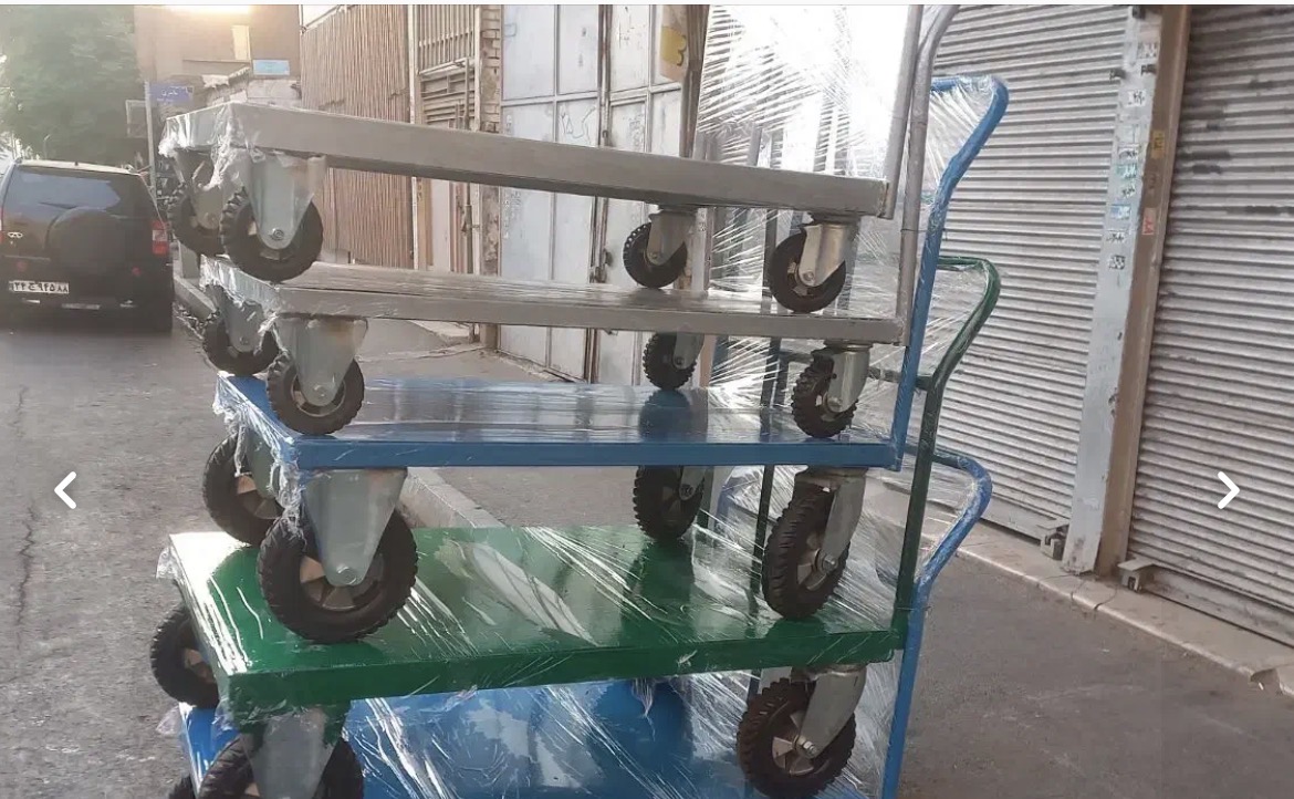 گاری فلزی با چرخ دایکاست در ابعاد مختلف