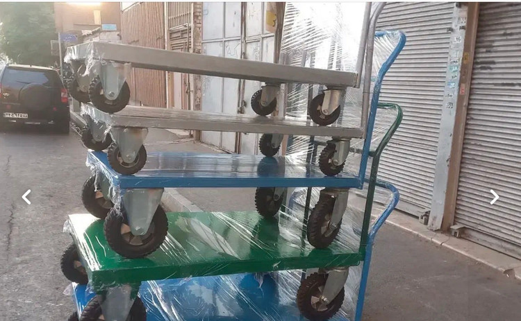 گاری فلزی با چرخ دایکاست در ابعاد مختلف