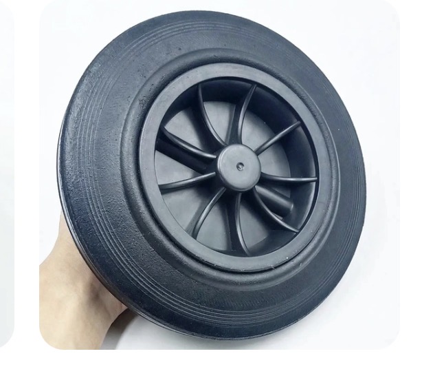 چرخ زباله ای مخزن رینگ فلزی تک پی وی سی pvc